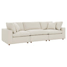 Modway Commix 3 Piece Down Filled Overstuffed Sectional Sofa Set