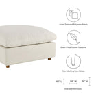 Modway Commix 5 Piece Down Filled Overstuffed Sectional Sofa Set