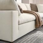 Modway Commix 5 Piece Down Filled Overstuffed Sectional Sofa