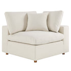 Modway Commix 5-Piece Down Filled Overstuffed Armless Sectional Sofa