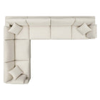 Modway Commix 6 Piece Down Filled Overstuffed Sectional Sofa Set