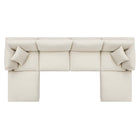 Modway Commix 6-Piece Down Filled Overstuffed Sectional Sofa - EEI-3362-LBG