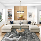 Modway Commix 6-Piece Down Filled Overstuffed Sectional Sofa - EEI-3362-LBG