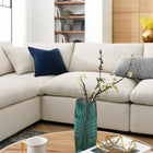 Modway Commix 8-Piece Down Filled Overstuffed Sectional Sofa