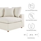 Modway Commix 8-Piece Down Filled Overstuffed Sectional Sofa