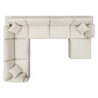 Modway Commix 7-Piece Down Filled Overstuffed Sectional Sofa