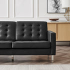 Modway Loft Tufted Vegan Leather Sofa