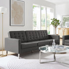 Modway Loft Tufted Vegan Leather Sofa