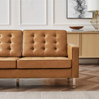 Modway Loft Tufted Vegan Leather Sofa