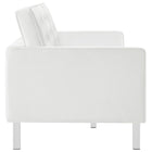 Modway Loft Tufted Vegan Leather Sofa