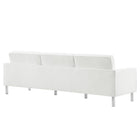 Modway Loft Tufted Vegan Leather Sofa