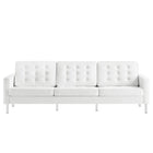 Modway Loft 2-Piece Tufted Vegan Leather Furniture Set