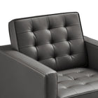 Modway Loft Tufted Vegan Leather Armchair