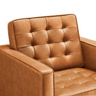Modway Loft Tufted Vegan Leather Armchair