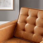 Modway Loft Tufted Vegan Leather Armchair