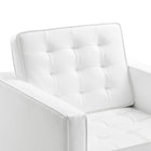 Modway Loft Tufted Vegan Leather Armchair