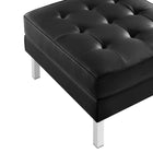 Modway Loft Tufted Vegan Leather Ottoman