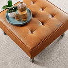 Modway Loft Tufted Vegan Leather Ottoman