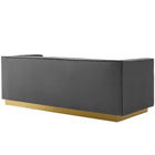 Modway Sanguine Vertical Channel Tufted Performance Velvet Sofa