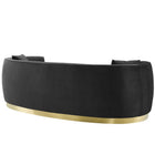 Modway Resolute Curved Performance Velvet Sofa
