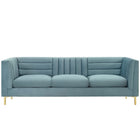 Modway Ingenuity Channel Tufted Performance Velvet Sofa