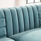 Modway Ingenuity Channel Tufted Performance Velvet Sofa