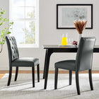 Modway Duchess Vinyl Dining Chair Set of 2