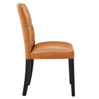 Modway Duchess Vinyl Dining Chair Set of 2