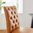Modway Duchess Vinyl Dining Chair Set of 2