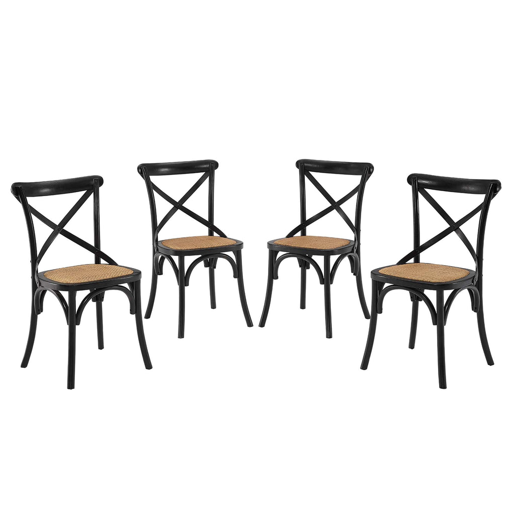 Modway Gear Dining Side Chair Set of 4  