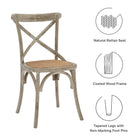 Modway Gear Dining Side Chair Set of 4 EEI-3482