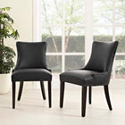 Modway Marquis Faux Leather Dining Chair Set of 2