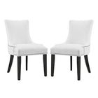 Modway Marquis Faux Leather Dining Chair Set of 2  