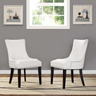Modway Marquis Faux Leather Dining Chair Set of 2