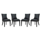 Modway Marquis Faux Leather Dining Chair Set of 4  