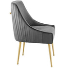 Modway Discern Pleated Back Upholstered Performance Velvet Dining Chair