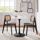 Modway Lippa 28" Round Faux Marble Dining Table