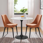 Modway Lippa 36" Round Faux Marble Dining Table