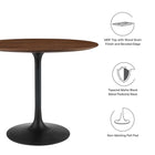Modway Lippa 36" Round Wood Dining Table
