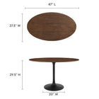 Modway Lippa 48" Oval Wood Dining Table