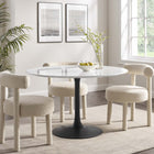 Modway Lippa 48" Round Wood Dining Table