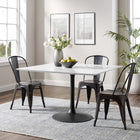 Modway Lippa 48" Square Wood Dining Table