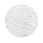 Modway Lippa 48" Round Faux Marble Dining Table