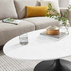 Modway Lippa 42" Oval Wood Coffee Table