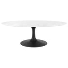 Modway Lippa 48" Oval Wood Coffee Table  
