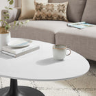 Modway Lippa 48" Oval Wood Coffee Table