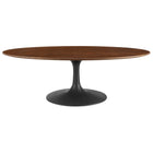Modway Lippa 48" Oval Wood Coffee Table  