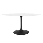 Modway Lippa 60" Oval Wood Dining Table  