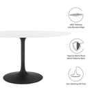 Modway Lippa 60" Oval Wood Dining Table