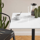 Modway Lippa 28" Square Wood Bar Table